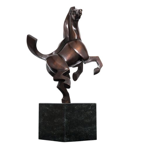 Frans van Straaten bronzen beeld 'Wildhorse V'