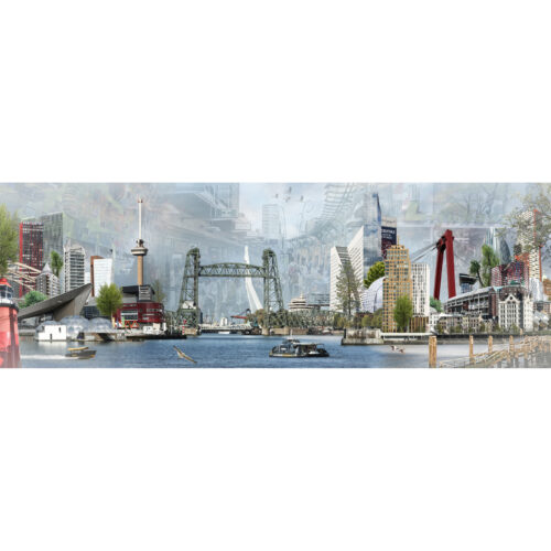 Groeneweg fotocompilatie 'The Bridge Rotterdam'