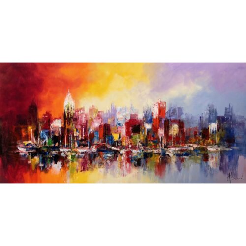 Henry Brand schilderij 'City View'