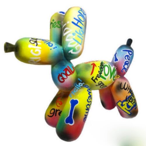 Niloc Pagen beeld Balloon Dog 'Graffiti' large