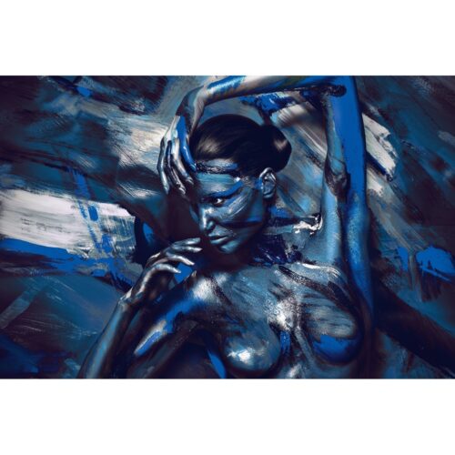 Foto op plexiglas 'Nude in blue'
