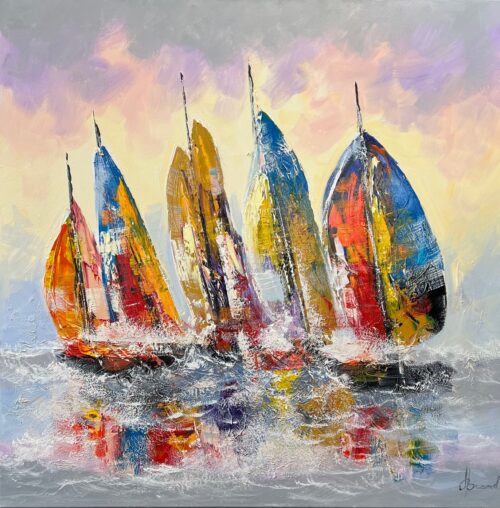 Henry Brand schilderij 'Sailing'