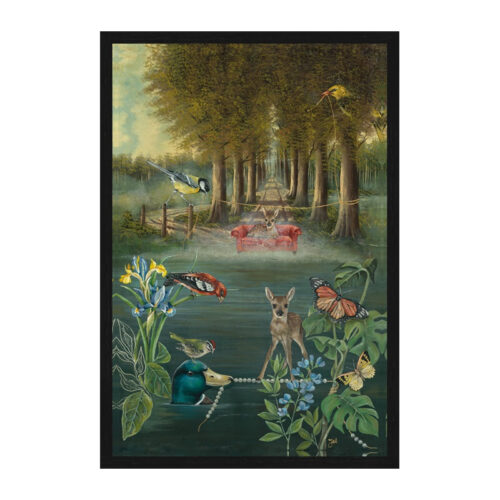 Woven Art Velvet 'Into the woods'