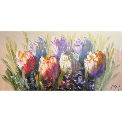 Jochem de Graaf schilderij 'Tulips'