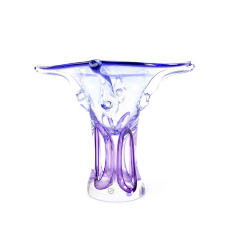Loranto Ozzaro Kristal object 'Paars-Blauw'