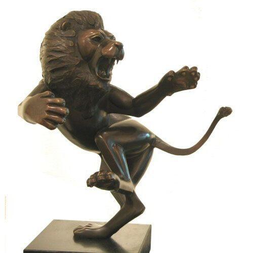 Frans van Straaten bronzen beeld 'Leeuw'