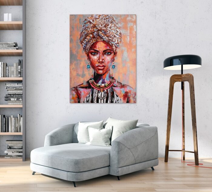Schilderij 'African beauty I'