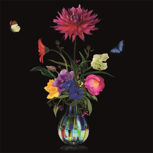 Foto op aluminium 'Flower Vase I'