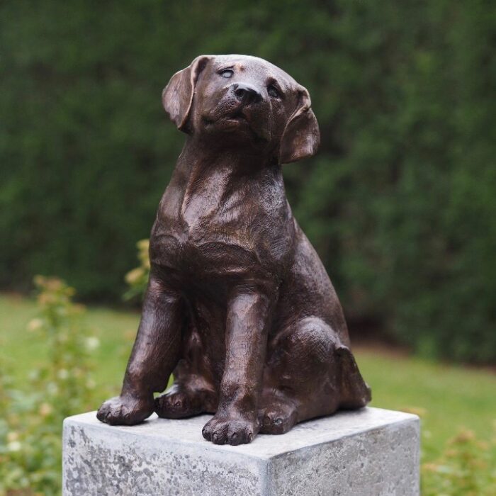 Bronzartes bronzen beeld 'Puppy'