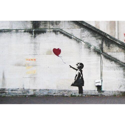 AluArt 'Girl with balloon - Banksy'