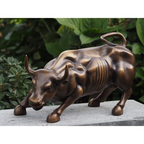 Bronzartes bronzen beeld 'Wallstreet Bull'