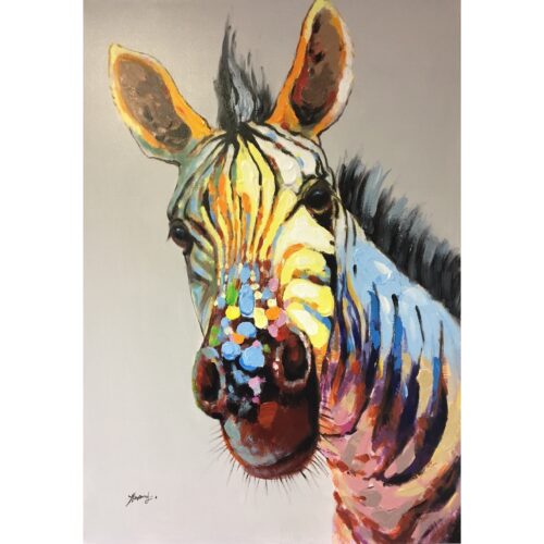 Schilderij 'Zebra'