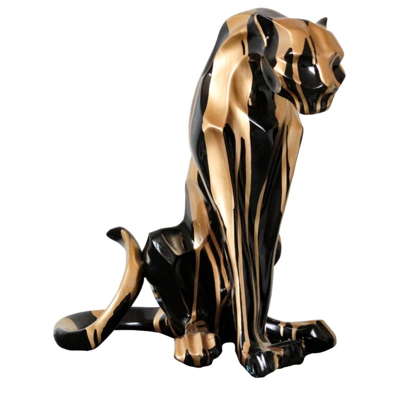 Design sculptuur 'Seated Panther'