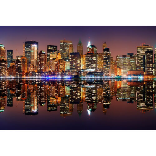 Foto op plexiglas 'New York with reflection'