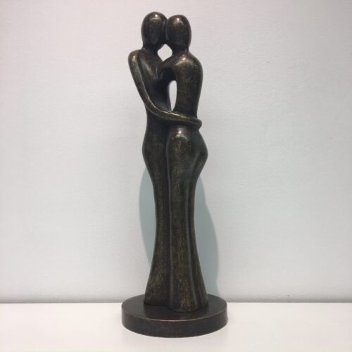 Bronzartes bronzen beeld 'Abstract Couple'