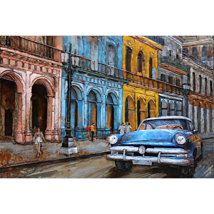 Metal Art 3D schilderij 'Cuba - Havana'