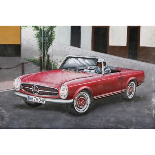 Metal Art 3D schilderij 'Mercedes 190 SL'