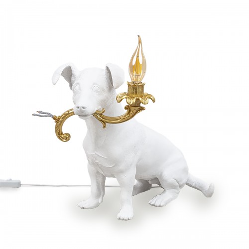 accessoires Concreet Terug kijken Seletti design lamp 'Dog Rio' - 34 x 42 cm - Led verlichting