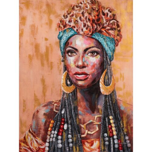 Schilderij 'African beauty III'