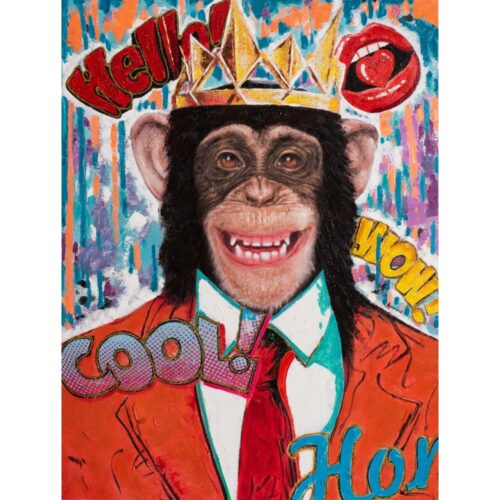 Schilderij 'Hello Monkey'