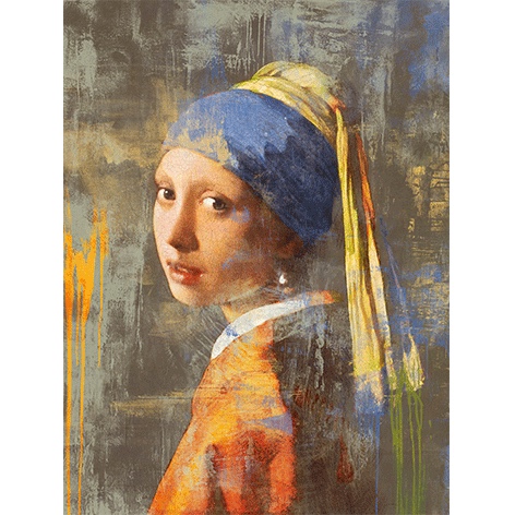 overdrijving Dankbaar Inloggegevens Aluart foto 'Meisje met de parel'- in diverse afmetingen - Van Bellen Art