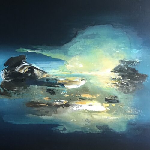 Margret Mijsbergh schilderij 'Northern Lights'