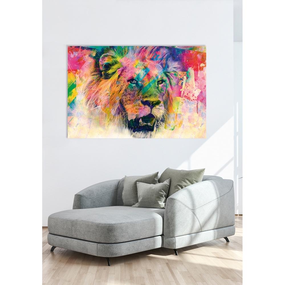 Foto plexiglas Art Lion' - 80 x 120 cm