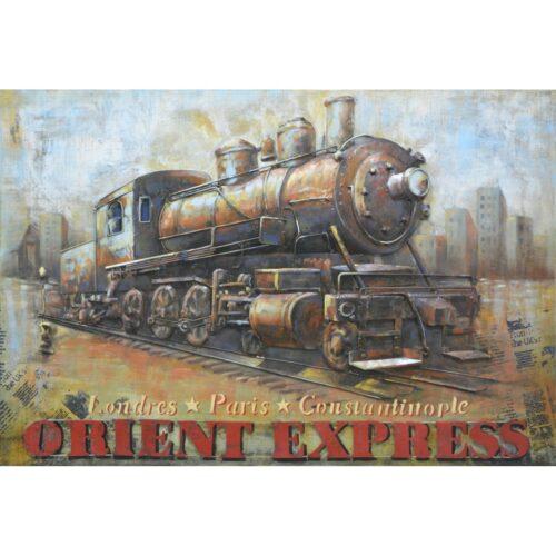 Metal Art 3D schilderij 'Orient Express'