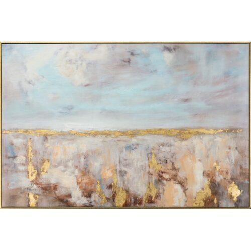 Schilderij 'Golden horizon'