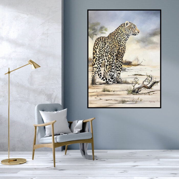 schilderij luipaard