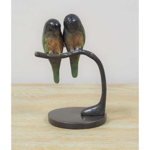 Bronzartes brons 'Vogelpaar'
