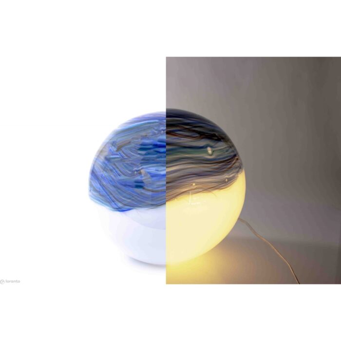 Loranto glazen lamp 'Bol Ocean'