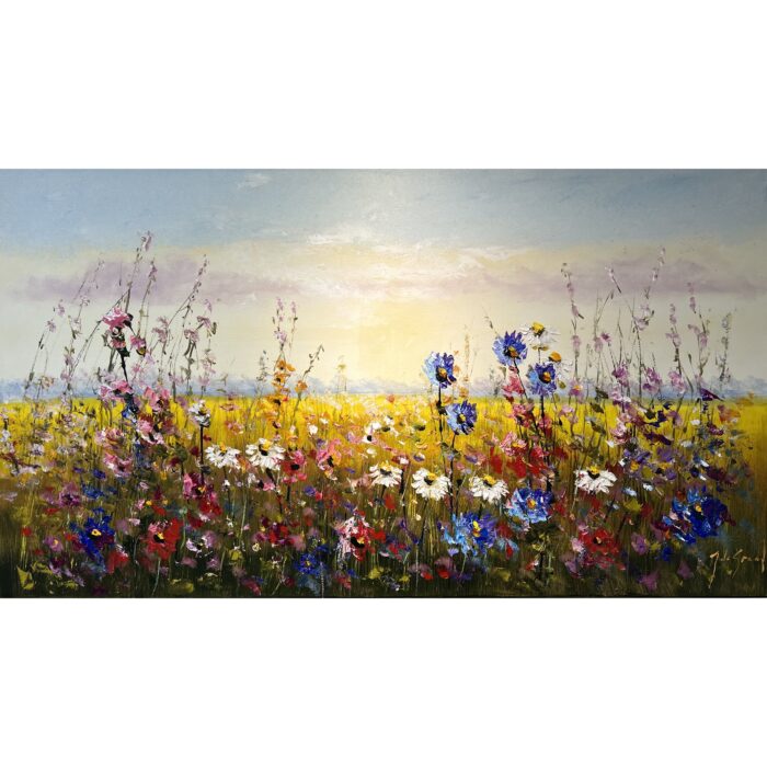 Jochem de Graaf schilderij 'Blooming Horizon'